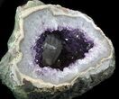 Deep Amethyst Crystal Geode - Uruguay #36904-4